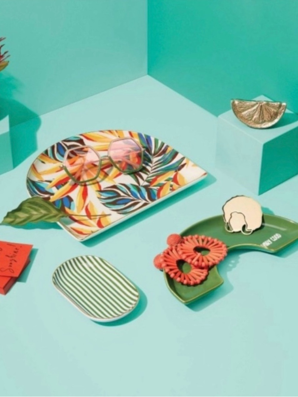 NWT - Tabitha Brown for Target 🎯 Nesting Eggs - Coral 🪸 & Olive 🫒 Green